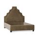 My Chic Nest Lexi Platform Bed Upholstered/Velvet/Polyester/Faux leather/Cotton/Linen in Brown | 65 H x 77 W x 90 D in | Wayfair 558-102-1140-CK