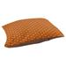 East Urban Home Festive Zig Zag Pattern Indoor Designer Pillow Metal in Orange/Brown | 7 H x 50 W x 40 D in | Wayfair
