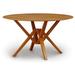 Copeland Furniture Exeter Round Fixed Top Table Wood in Red/Brown | 30 H x 54 W x 54 D in | Wayfair 6-EXR-54-23