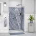FlexStone Elegance 3-Panel 48"W x 36"D x 80"H Alcove Shower Surround Plastic | 80 H x 48 W x 36 D in | Wayfair SSK48367831BM