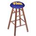 Holland Bar Stool NCAA 30" Bar Stool Wood/Plastic/Acrylic in Yellow | 30 H x 18 W x 18 D in | Wayfair RC30MSMedPittsb