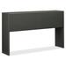 HON 38000 Series Desk Hutch 19.5 H x 65.0 W x 8.0 D in gray/blackWood in Charcoal | 19.5" H x 65" W x 8" D | Wayfair 386560NS