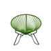 Innit Indoor/Outdoor Handmade Rocking Chair Metal in Green/Black | 31 H x 33 W x 33 D in | Wayfair i04-01-11