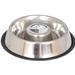 Iconic Pet Slow Feeder Metal/Stainless Steel (easy to clean) in Gray | 2 H x 9.5 W x 9.5 D in | Wayfair 51438