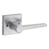 Kwikset Daylon Safelock Single Dummy Door Lever w/ Square Rosette in Gray | 2.56 H x 2.56 W in | Wayfair SL7000-DAL-SQT-26D