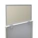 OBEX Acoustical Cubicle Mounted Privacy Panel w/ Large Bracket | 12 H x 60 W x 0.63 D in | Wayfair 12X60A-A-OV-LP