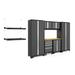NewAge Products Bold Series 9 Piece Garage Storage Cabinet Set Steel in Gray | 77.25 H x 108 W x 18 D in | Wayfair 50700