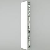 Robern M Series Recessed Framed 1 Door Medicine Cabinet w/ 7 Adjustable Shelves & LED Lighting in White | 70 H x 19.25 W in | Wayfair MC2070D621L