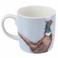 Royal Worcester Rw-Wrendale Designs Mug 14 Oz Wild Thing(Pheasant) Bone China/Ceramic in Blue/Brown | 3.25 H in | Wayfair 1644267