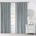 Ingram Geometric Room Darkening Rod Pocket Single Curtain Panel Polyester in Gray Thom Filicia Home Collection by Eastern Accents | 129 H in | Wayfair