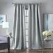 Martha Stewart Milan Solid Room Darkening Rod Pocket Single Curtain Panel Polyester in Gray | 84 H in | Wayfair 1D20030GGY