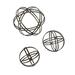 World Menagerie Metal Decor Orbs Set 3 Large Resin in Black | 20.86 H x 23.62 W x 21.25 D in | Wayfair A824D90F4494494AA62AADA153887BEB