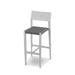 Source Furniture Belmont 30" Patio Bar Stool Metal in Gray | 43 H x 17.5 W x 20.5 D in | Wayfair SF-3302-172-SLV-CHR