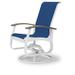 Red Barrel Studio® Hinch Swivel Patio Dining Chair Sling in White | 39 H x 27.5 W x 28.5 D in | Wayfair 1A261B1393C04A85A679E468EF0E7C04