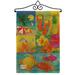 Breeze Decor Tropical Collage Summer Fun in the Sun Impressions Decorative Vertical 2-Sided Burlap 19 x 13 in. Garden Flag | Wayfair