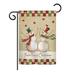 Breeze Decor Have Fun at Christmas Winter Seasonal Impressions 2-Sided 19 x 13 in. Garden Flag in Brown | 18.5 H x 13 W in | Wayfair