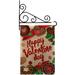 Breeze Decor Very Sweet 2-Sided Burlap 19 x 13 in. Garden Flag in Brown/Red | 18.5 H x 13 W x 0.1 D in | Wayfair BD-VA-GS-101056-IP-DB-03-D-US17-BD