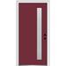 Verona Home Design 1-Lite Painted Steel Spotlight Prehung Front Entry Door Metal | 80" H x 32" W x 1.75" D/6.56" | Wayfair ZZ355377R
