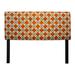 George Oliver Copes Panel Headboard Upholstered/Polyester in Gray/Orange | 56 H x 43 W in | Wayfair B53B3413E2AB44A69347C81B3509E8F6