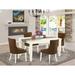 Canora Grey Mclemore 7 Piece Extendable Solid Wood Dining Set Wood/Upholstered in White | 30 H in | Wayfair B42EDB731D1A4BAAA1E8435403E42717