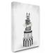 Stupell Industries 'Fashion Dog Box Stack Gray' Painting Canvas/Metal in Gray/Green | 40 H x 30 W x 1.5 D in | Wayfair ygg-161_cn_30x40