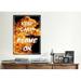 Winston Porter Keep Calm & Flame on Graphic Art on Canvas Metal in Orange | 40 H x 26 W x 1.5 D in | Wayfair F436D79084464131B797015406FCB93A