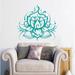 World Menagerie Lotus Flower Wall Decal Vinyl in Black | 22 H x 24 W in | Wayfair 1BCFD2C417F24F48AE4FD9989FDFF8EE