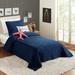 Mason & Marbles Keisha 4 Piece Quilt Set Cotton in Blue | Wayfair C3398B424E03449C8A0BE8FB8826A685