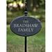 August Grove® Vickrey 3-Line Garden Sign Stone in Black | 6.5 H x 11 W x 0.375 D in | Wayfair F630108AAF914CF2A66E2EB22570B2CE