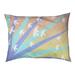 Tucker Murphy Pet™ Catalano Birds & Sunset Outdoor Dog Pillow Polyester in Orange/Blue | 42 H x 52 W x 42 D in | Wayfair