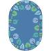 Blue 96 x 0.218 in Area Rug - Carpets for Kids Rectangle Kids Value Plus Area Rug Nylon | 96 W x 0.218 D in | Wayfair 96.82