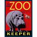 Zoomie Kids Blythdale The Little Zoo Keeper Hippopotamus Paper Print in Red | 24 H x 18 W x 0.15 D in | Wayfair F2260AD950444F6DBF88F6D3E36DE664