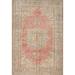 White 24 x 0.35 in Indoor Area Rug - Bloomsbury Market Dowsing Traditional Red/Biege Area Rug Polyester/Wool | 24 W x 0.35 D in | Wayfair