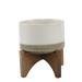 Union Rustic Nayeli Ceramic Pot Planter Ceramic in Gray | 6.12 H x 6.25 W x 6.25 D in | Wayfair B903895E81BB4781ADD09FCE6E71F2D2