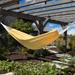 Ebern Designs Vivere Scrivener Double Polyester Durable Hammock (450 lb Capacity) Polyester in Yellow | 1 H x 54 W x 144 D in | Wayfair