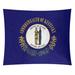 Winston Porter Enrik Kentucky Flag Tapestry Polyester in Blue | 71 H x 83.5 W in | Wayfair 4760B2FDD5864943B25F7CAF1B621E71