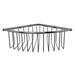 Symple Stuff Galesville Corner Wire Soap Dish Metal in Gray | 3 H x 8 W x 8 D in | Wayfair 144285CA04134D7481932EAD2848C524