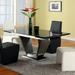 Orren Ellis Kellaman Dining Table Marble/Granite/Metal in Black/Gray | 29.8 H in | Wayfair CC370E4B870C4659844968AFD3BF58AF