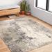 Blue 117 x 0.25 in Area Rug - Williston Forge Eleanore Abstract Natural/Denim Area Rug Polypropylene | 117 W x 0.25 D in | Wayfair