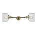 Gracie Oaks Arledge Vintage 2 - Light Dimmable Vanity Light in Yellow | 8 H x 23 W x 9.875 D in | Wayfair 3394A6909BC2452E9743F670634B49F1