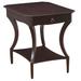 Canora Grey Tantallon End Table Wood in Brown | 26.25 H x 22 W x 28 D in | Wayfair 744D0D4B795A49E9B662C865030C6589