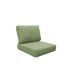 Rosecliff Heights 4 Piece Indoor/Outdoor Lounge Chair Cushion Set Acrylic in Green | 6 H x 28 W in | Wayfair CUSHIONS-FAIRMONT-02a-CILANTRO