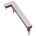 Montague Metal Products Inc. 4 in. Flat Floating Mount House Number Metal in Red/Gray | 4 H x 2.88 W x 0.31 D in | Wayfair MHN-04-F-BR2-1