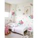 Zoomie Kids Flower Wall Decal Canvas/Fabric in Pink | 50 H x 20 W in | Wayfair W1141-PinkMint