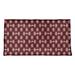 Latitude Run® Avicia Black Argyle Skulls Pattern Pillow Sham - Microfiber Polyester in Red | 23 H x 31 W in | Wayfair