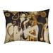 Tucker Murphy Pet™ Carlile Beethoven Frieze Designer Pillow Fabric in Brown | 6.5 H x 42.5 W x 32.5 D in | Wayfair F9A984263AED4907B5789E7B995331CB