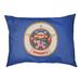 Tucker Murphy Pet™ Burien Minnesota Flag Designer Pillow Fleece, Polyester | 14 H x 42.5 W x 32.5 D in | Wayfair CBE0C18CA83A41CAB63CD1D909950DDC