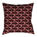 Latitude Run® Avicia Square Throw Pillow Cover & Insert Metal in Red | 40 W in | Wayfair 93224EB34D5C44279A7875592C014085