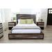 Union Rustic Frese Solid Wood Standard Bed Wood in Brown/Green | 52 H x 64 W x 85 D in | Wayfair F0BAF90F82804D0F9DE94EA74C4D34DE