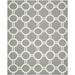 White 36 x 0.25 in Area Rug - Ebern Designs Rodgers Wool/Ivory/Gray Area Rug Cotton/Wool | 36 W x 0.25 D in | Wayfair